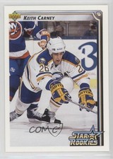 1992-93 Upper Deck Star Rookies Keith Carney #402 2u3