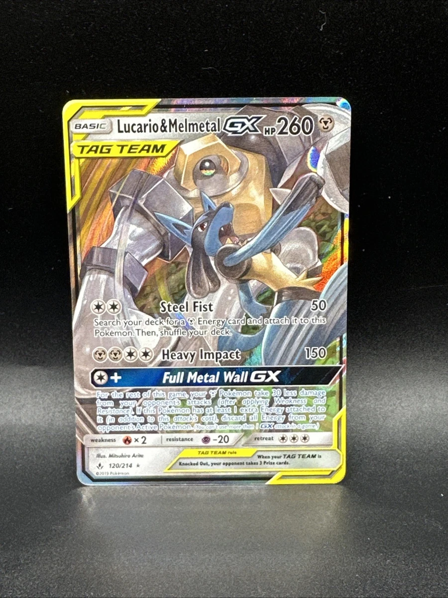 Lucario & Melmetal GX 120/214 Sm-Unbroken Bonds for sale | eBay