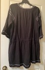 Universal Thread Women's Navy Romper, With White Stitching, Elastic Waist 2X — photo 2