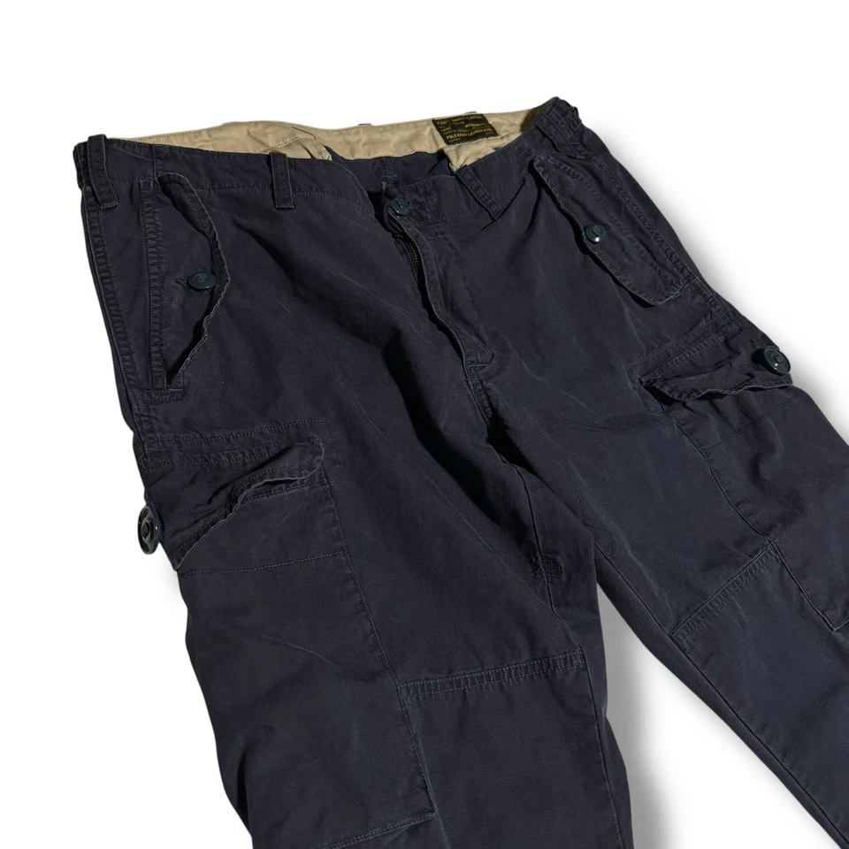 Pantalones cargo militares vintage Polo Ralph Lauren RL-067 MIL-J-4883A para hombre 36 x 32 Foto 3 de 4
