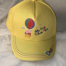 Peppa Pig Theme Park Peppa Pig Embroidered Adjustable Yellow Cap Girls One Size