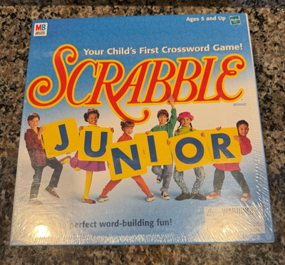 *NEW* Scrabble Junior First Crossword Game 5+ Milton Bradley NEW FACTORY SEALED