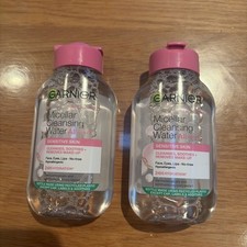 2 x Garnier Skin Active Micellar Cleansing water 100ml travel size #02