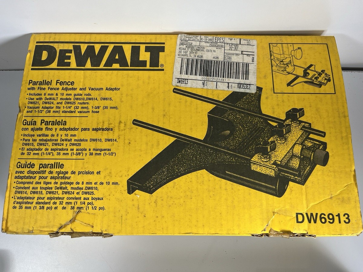 DeWalt DW6913 Universal Edge Guide with Dust Collection