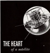 1950 Print Ad Bell Telephone The Heart of a Satellite