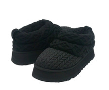 UGG TAZZ VILLA KNIT WOMEN BOOTS BLACK US 10 /UK 8 /EU 41