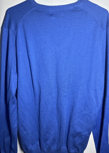 Para hombre POLO RALPH LAUREN Azul Cuello en V Pima Algodón Calce Mediano Ajustado - Imagen 6 de 6