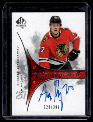 2019-20 SP Authentic Future Watch Retro Adam Boqvist RC Auto /399 Chicago