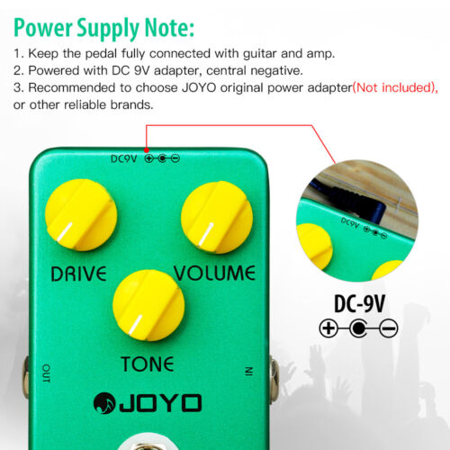 JOYO Vintage Overdrive Guitar Pedal Classic Sound for Electric Guitar Opened - Picture 6 of 11