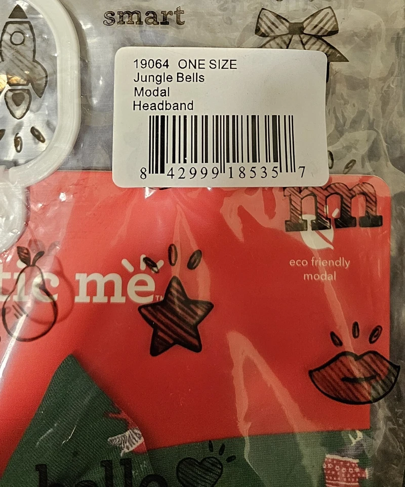 Baby Girl один размер джунгли колокольчики модальный бант обруч для волос магнитные мне Рождество - Изображение 2 из 4