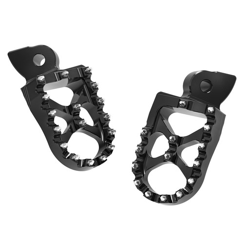 NICECNC Foot Pegs Footrests For Yamaha YZ250F 2001-2023 YZ250FX 2015-2023 Black - Picture 11 of 12