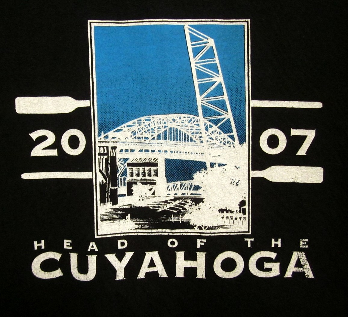 FILA T shirt HOTC Head of Cuyahoga youth lrg 2007 Cleveland Rowing Foundation regata