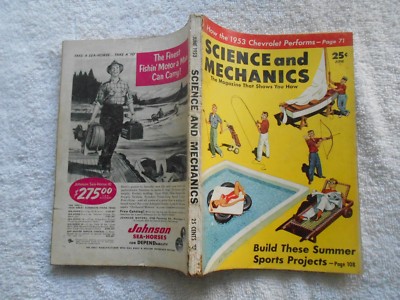 SCIENCE AND MECHANICS Magazine-JUNE,1953-HOW THE 1953 CHEVROLET PERFORMS