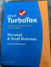 Turbotax 2014 Home And Business Personal Small  Federal And State 424528