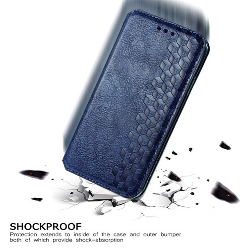 Funda de cuero con bolsillo para tarjetas tipo billetera abatible para iPhone 16 Pro Max 16E 15 14 13 12 11 XS - Imagen 42 de 54