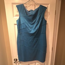 Womens Roz & Ali Dress Sleeveless Knit - Size: 14w