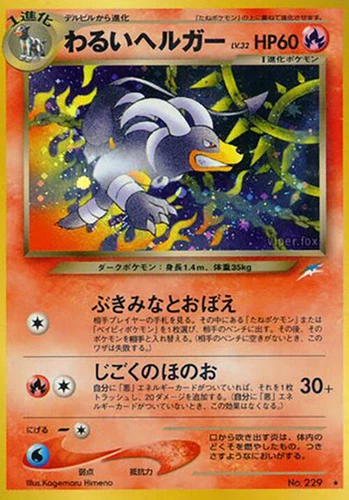 Dark Houndoom Pokémon TCG Cards