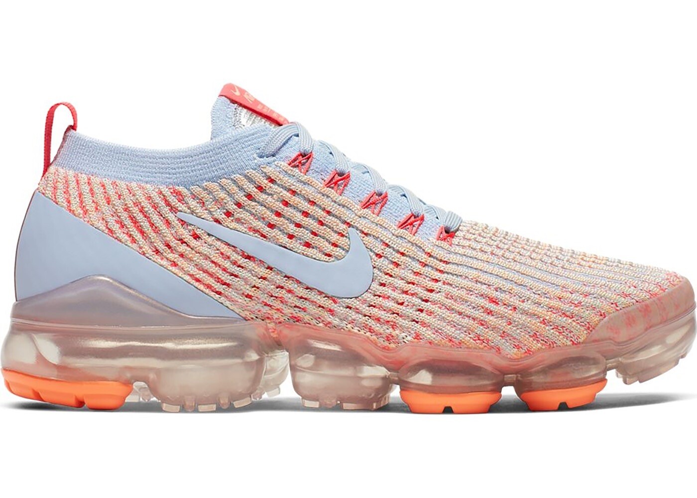 nike vapormax flyknit blue and orange