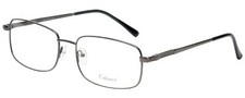 Calabria Enhance 4106 Rectangular Reading Glasses 7.00 Gunmetal Silver Men 60mm