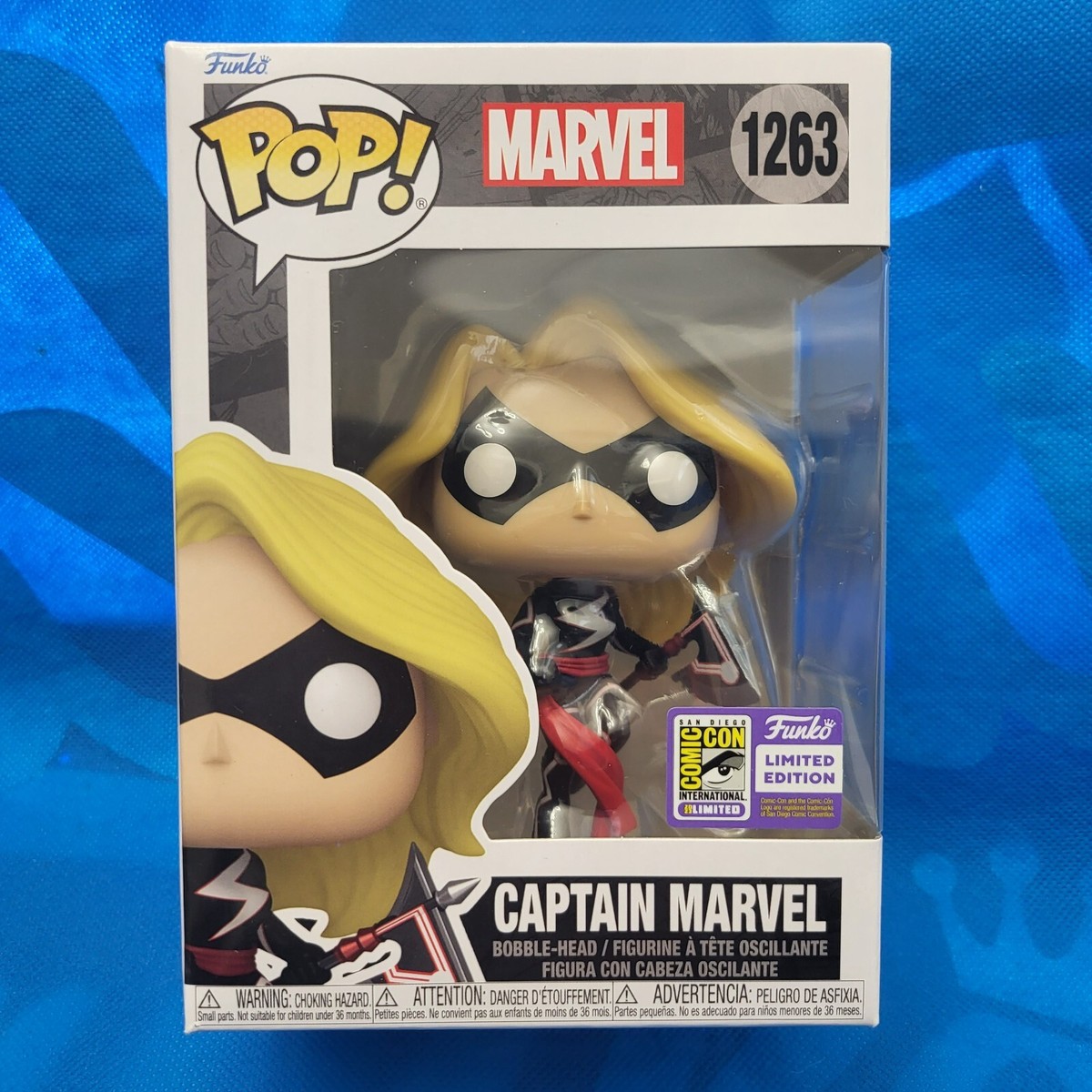 SDCC 2023 *OFFICIAL* FUNKO POP! CAPTAIN MARVEL CAROL DANVERS