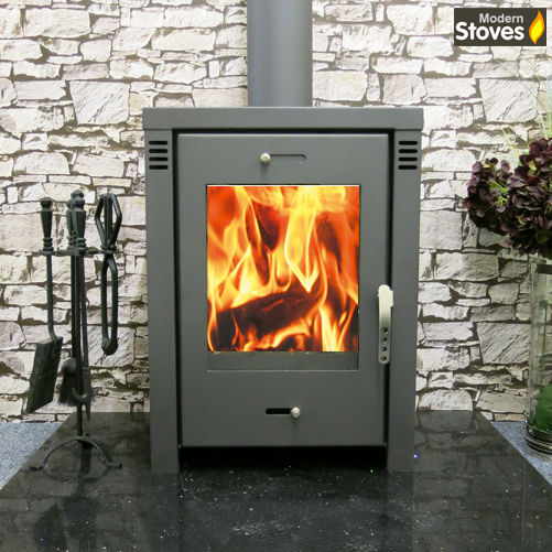 Stove Wood Burning Multi Fuel Verona L 8kw Wood Burner Modern Stoves eBay
