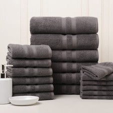 Bibb Home 18 Piece Egyptian Cotton Towel Set