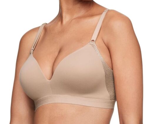 Simply Perfect by Warner's Lift back Super Soft Wirefree Smoothing Bra Size 34D