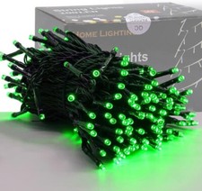 HOME LIGHTING 200 LED 66FT Christmas String Lights, St Patricks Day Fairy Lights