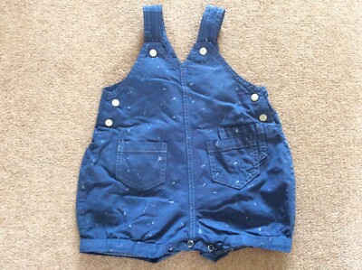Vintage 1990er Baby Jungen Shortie Latzhose Zum Selbermachen Werkzeug Muster Mothercare 3 - 6 Monate