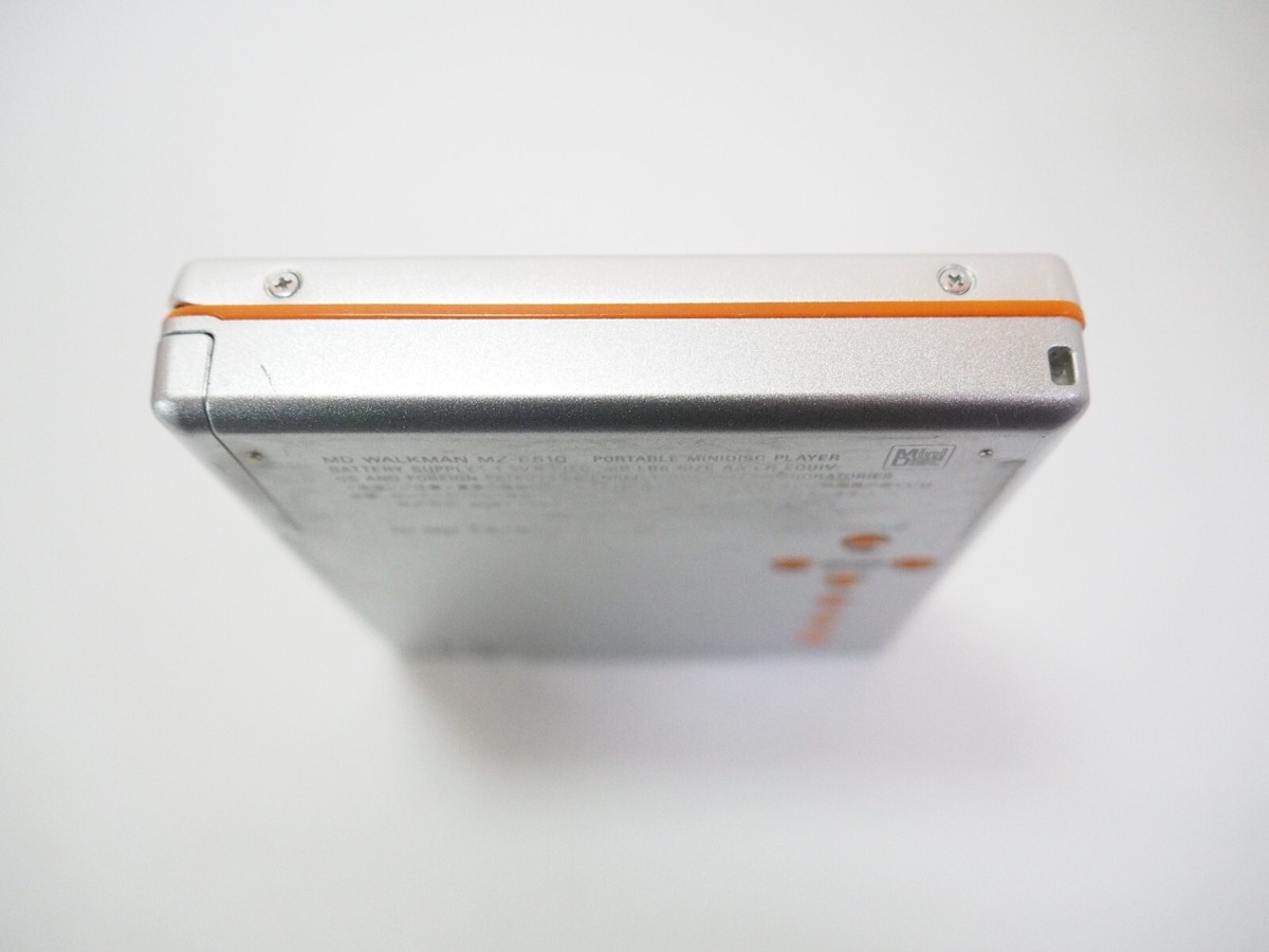 Sony MZ-E510 MD MiniDisc Walkman MD Player Silver Orange