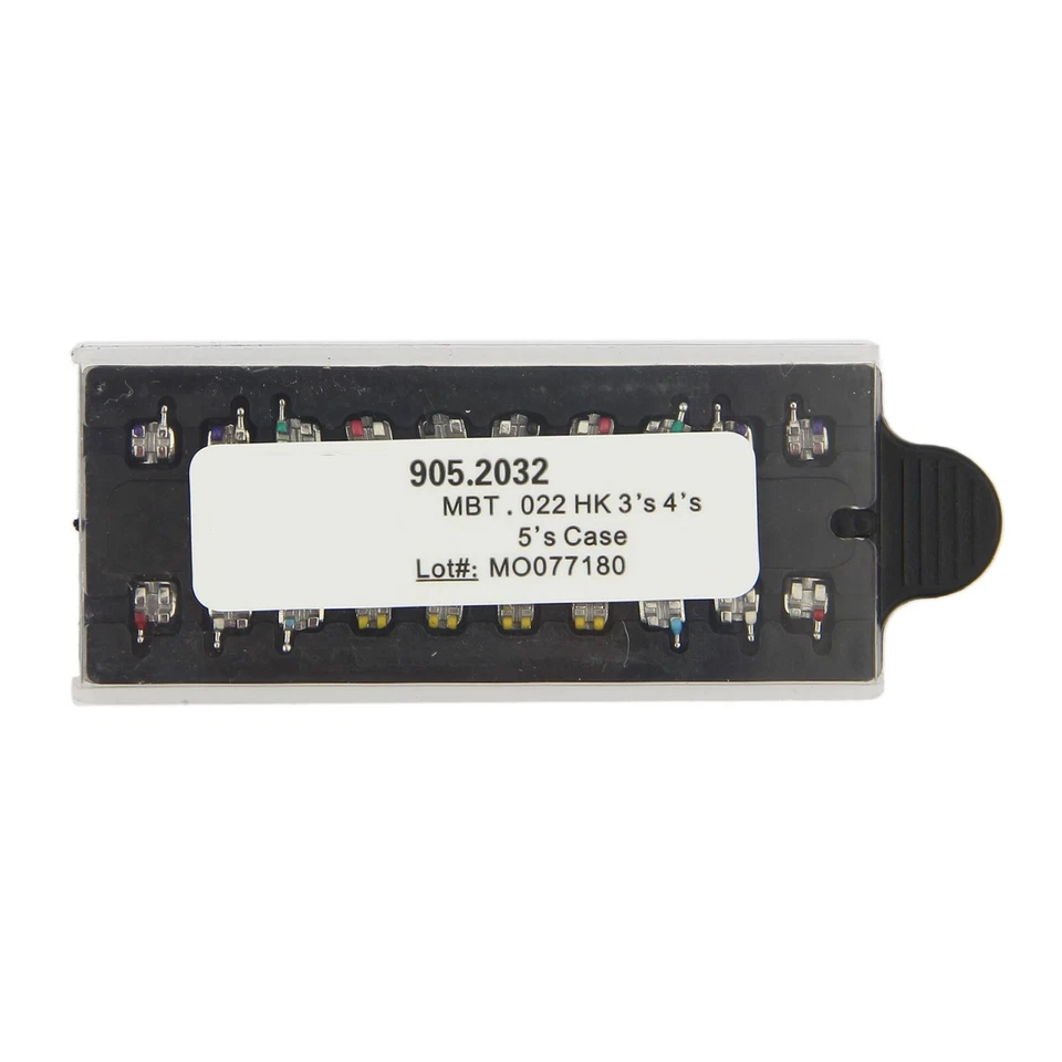 Dental Orthodontic Metal Bracket MIM Twin Brace Mini MBT 022 345 Hook AO Empower - Image 2 of 4