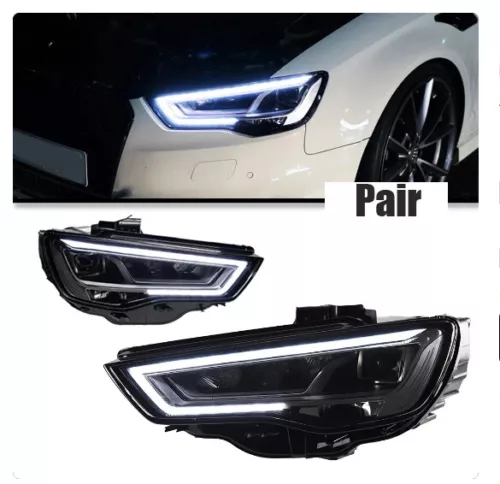 LED DRL Sequential Projector Headlights Assembly for AUDI A3 8V S3 2013-2016 - Bild 3 von 20