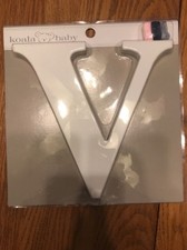 Koala Baby White Uppercase Wall Letter V Ships N 24h