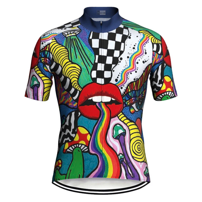 Men Short Cycling Jersey Special Jacket Apparel Road Bike Shirt Bicycle Unique