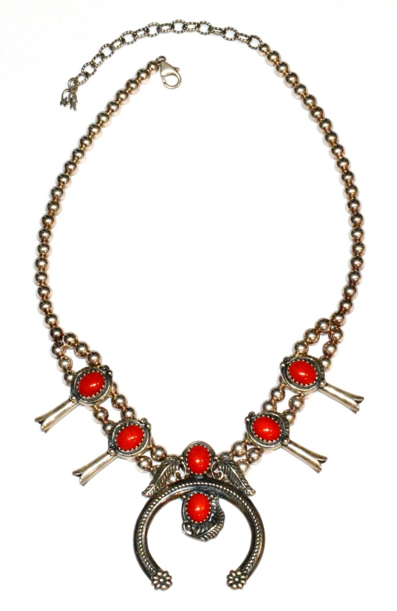Carolyn pollack squash blossom cheap necklace