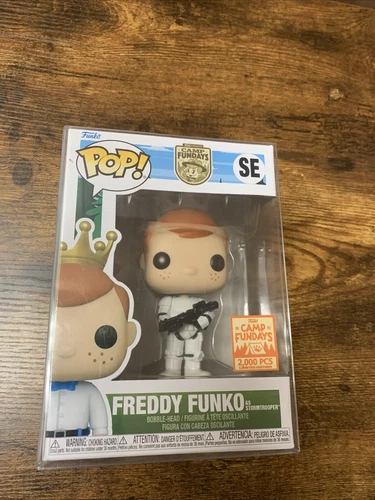 SDCC Funko Pop Freddy Funko as STORMTROOPER Camp Fundays 2000 Pc Star Wars