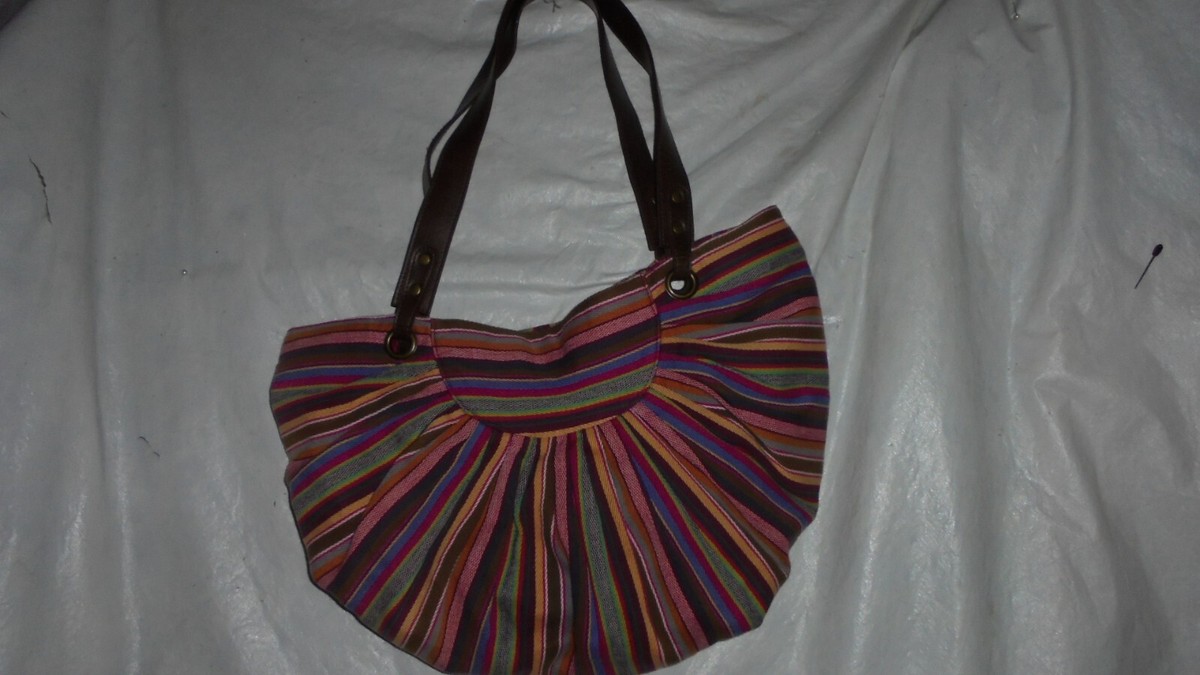 OLD NAVY, MULTI, COLOR STRIPES , BLUE COTTON LINING. 1 ZIPPER