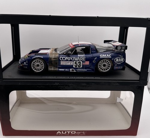 Maquetas de coches 1:18 AUTOart Chevrolet Corvette C5-R 24 HRS LeMans 2003 embalaje original