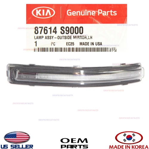 Genuine OEM Outside Mirror Turn Signal Lamp LEFT Driver Side 20-25 Kia Telluride