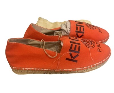 Espadrilles Kenzo Shoes Uk KENZO PARIS Black Tiger Canvas