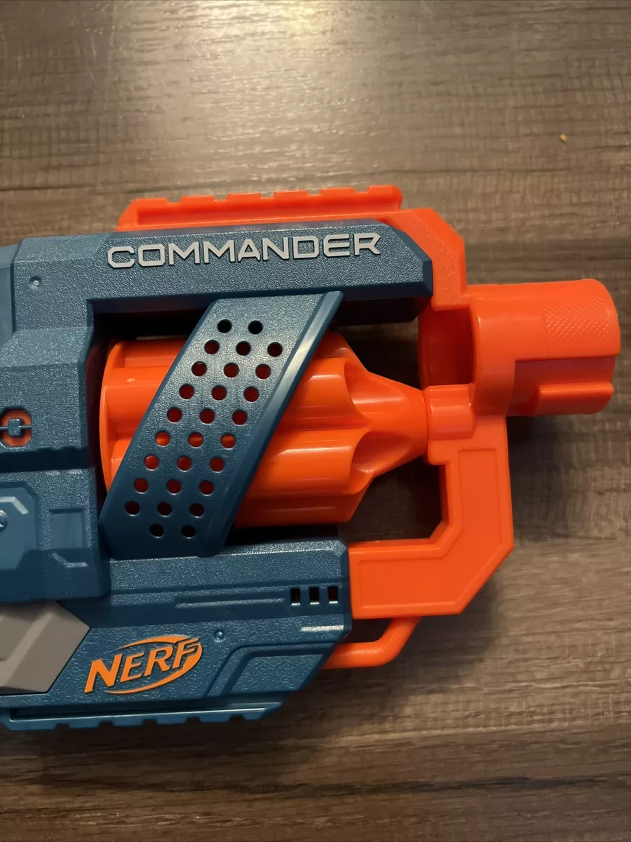 NERF GUN ELITE 2.0 COMMANDER PUMP SPRING ACTION SPONGE BULLET GUN