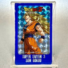 Son Goku Holo Menko Card Dragon Ball Z Super Saiyan Vintage Jump Japan D219