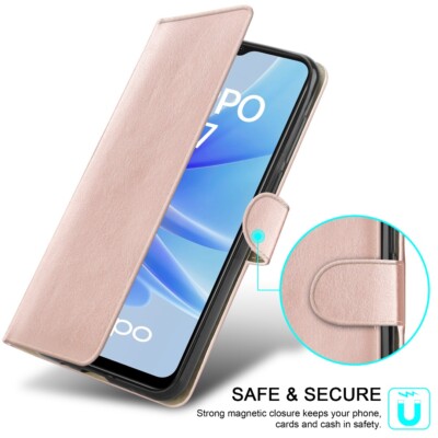 SEAHAI Cover per Oppo A78 4G, Ultra Sottile Custodia Premium Pelle
