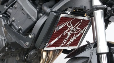 honda hornet radiator cover