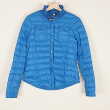 Cotes Of London Snap Button Blue Shirt Jacket Womens Sz S