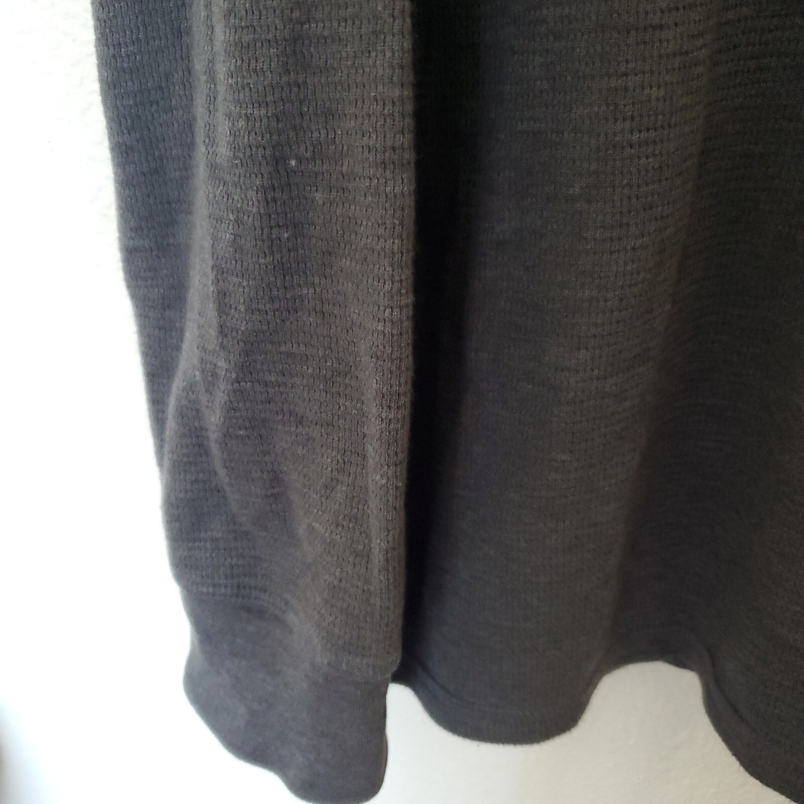 Polo Ralph Lauren grigia camicia waffle maglia pigiama termico bianco pony uomo grande