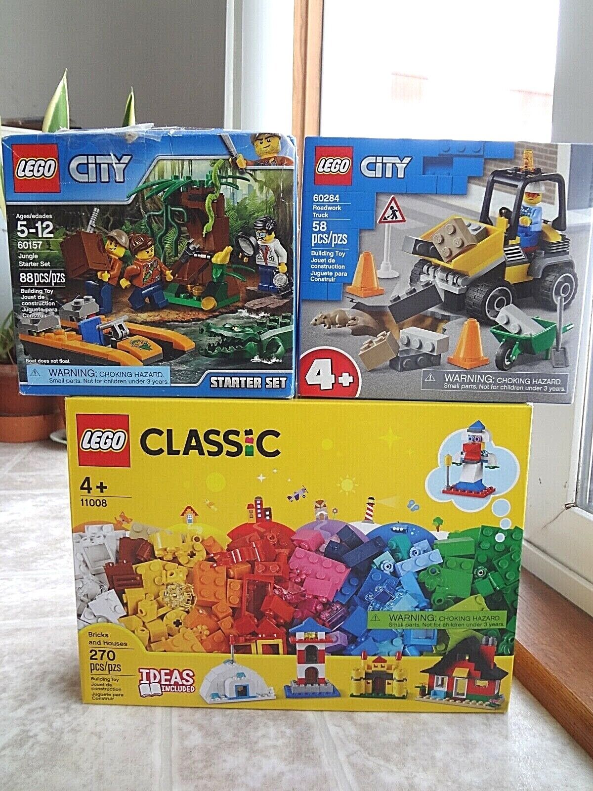 LEGO Classic 11008 + City 60284 (New) Free Shipping