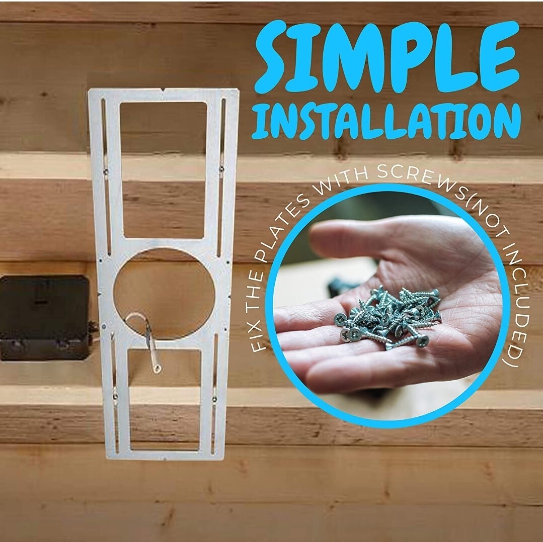 7x OHLECTRIC Recessed LED Light Plate Slim Kit Bracket Rough In  CONSTRUCTION 