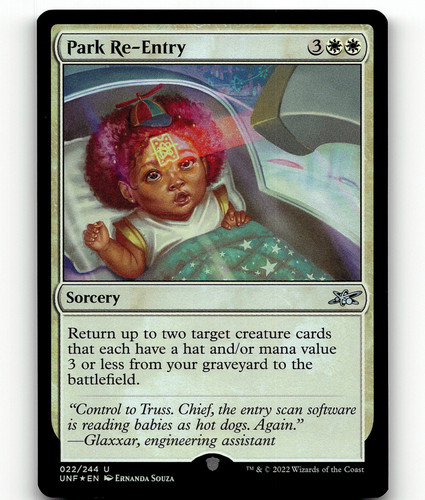MTG Unfinity stickers 22/48 - Mint | eBay