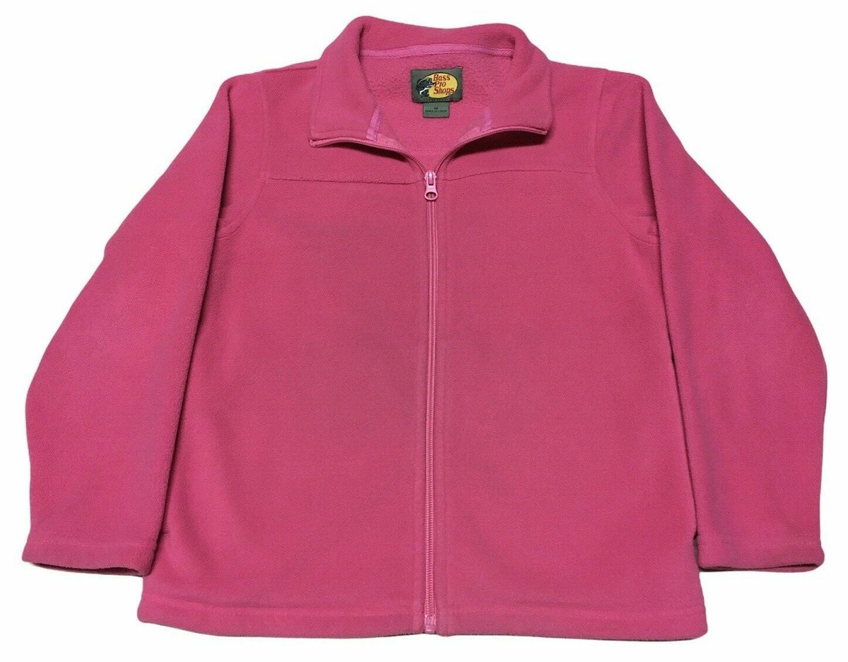 Women's Ladies BASS PRO SHOP Long Sleeve Full Zip Fleece Jacket